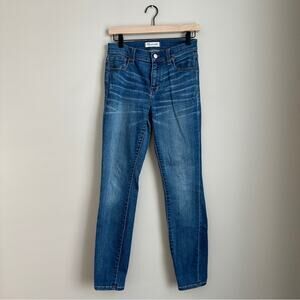 Madewell High Riser Skinny Jeans Women’s Size 26 Dark Wash Denim Stretch